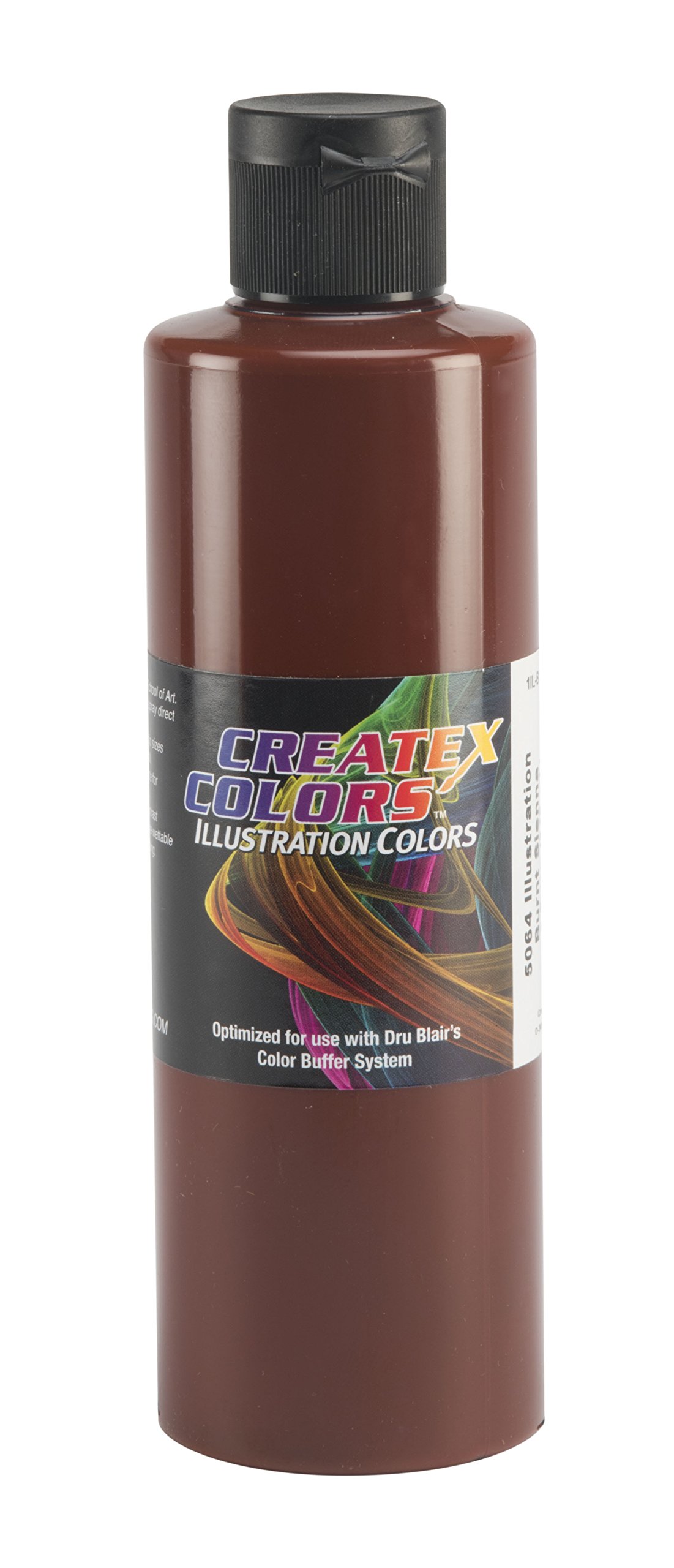 Createx Colors 5064-08 Paint for Airbrush, 8 oz, Illustration Burnt Sienna