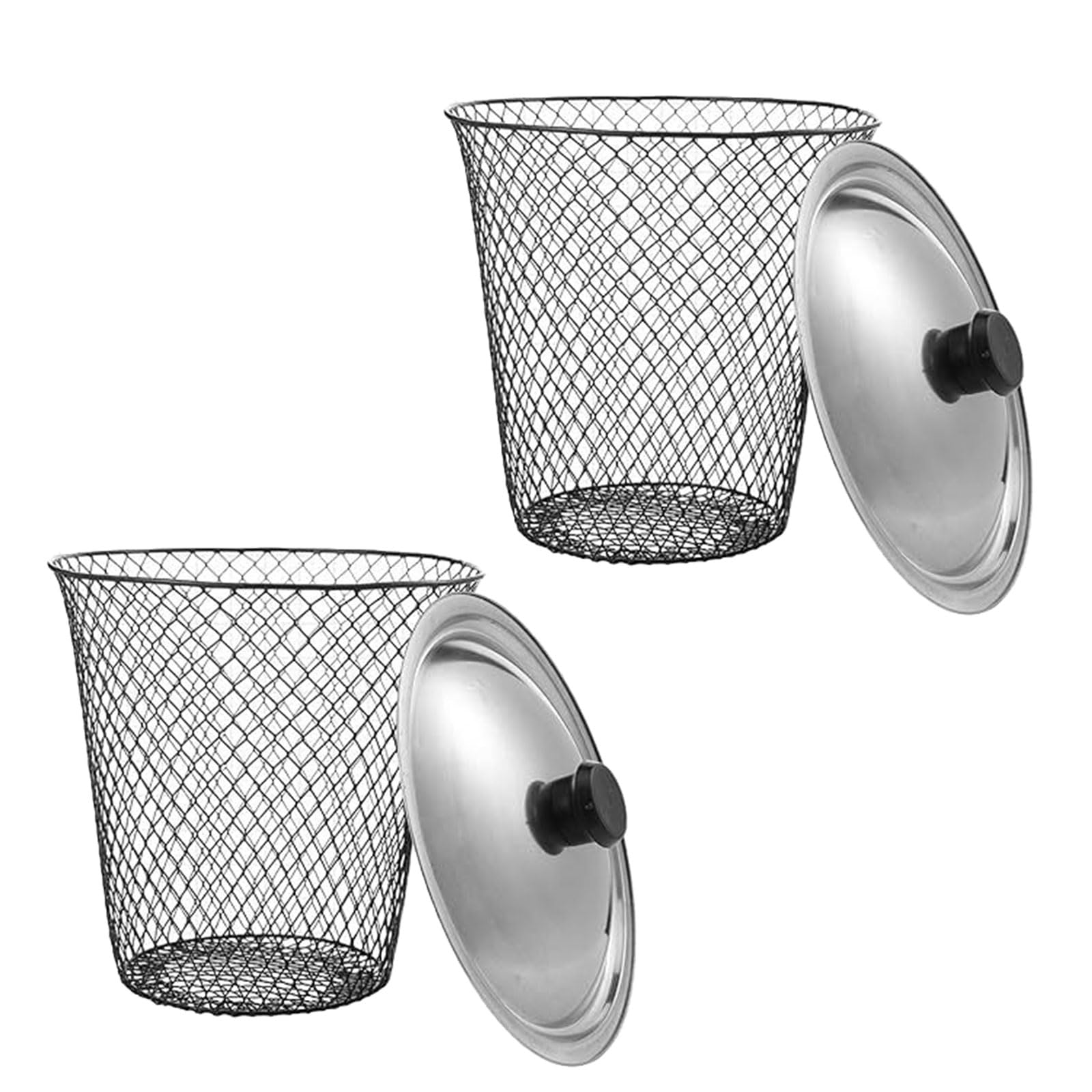 of 2 Weatherproof Vermicomposting Containers for Sustainable Waste Handling and Growth Weather Resistant Compost Bin