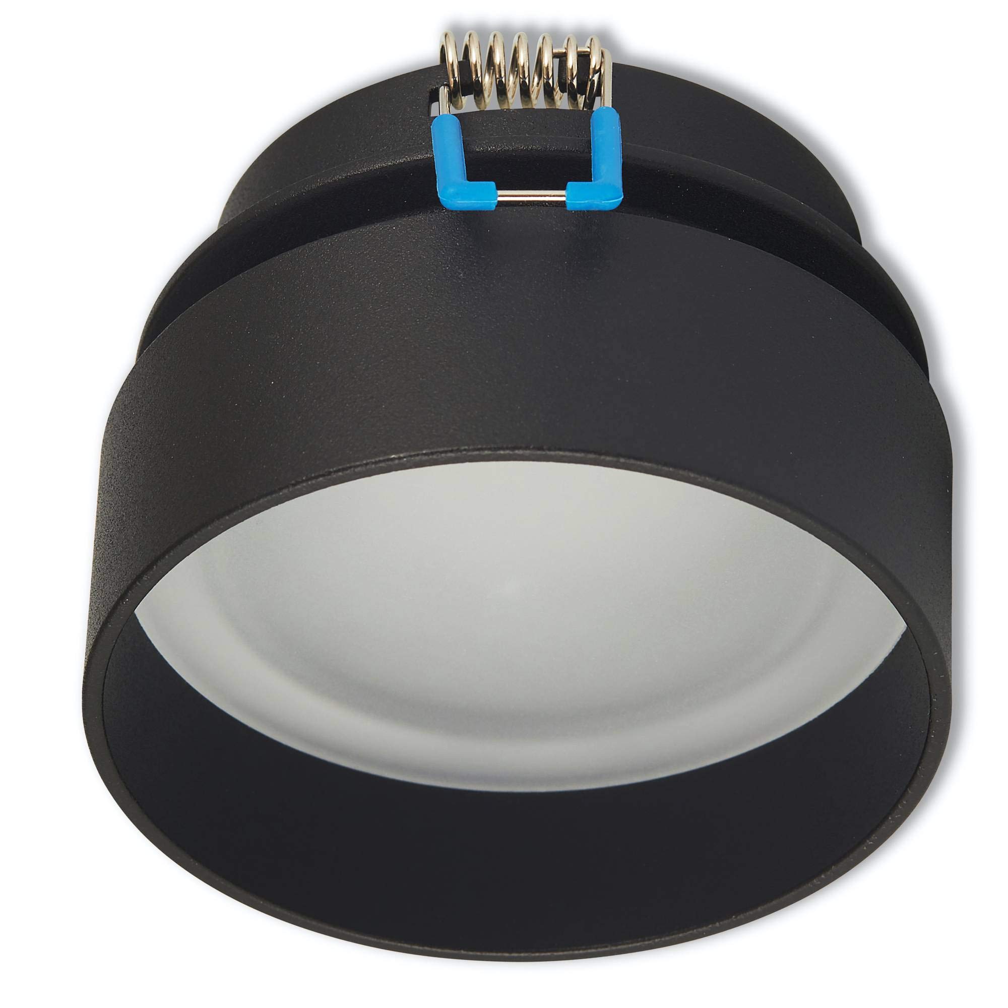 Luminaire LED Rond En Saillie Noir - Or 1,2 Watt Blanc Froid GU10 230V - 110x85mm Luminaire En Saillie En Aluminium - Spot Encastré Plafonnier Luminaire Encastré Pour Loft - Spot