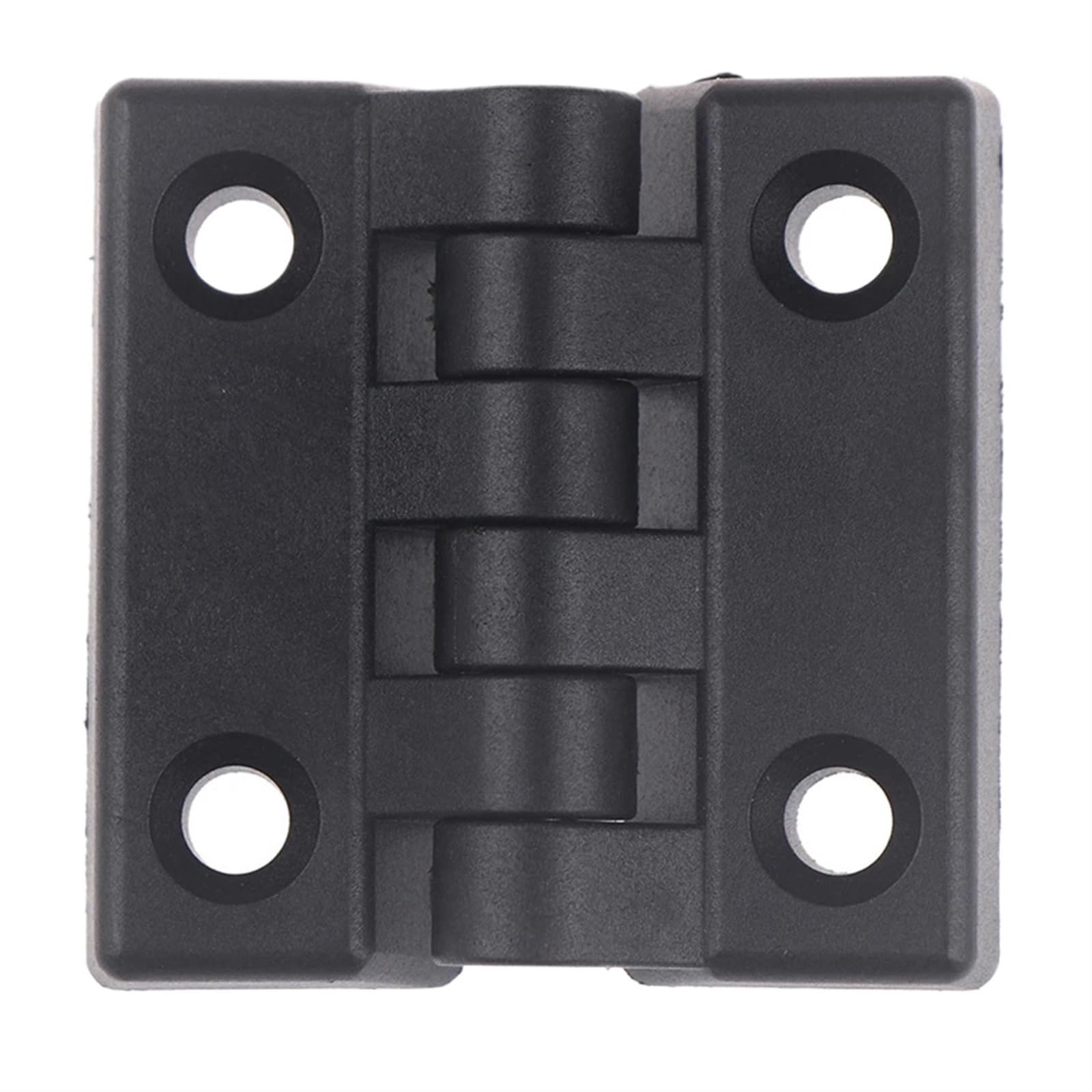 Evdmgzjapstj One Color Folding Door Hinge,1 Pcs Small Hinges Black Mini Plastic Bearing Butt Cabinet Abs(65X65)