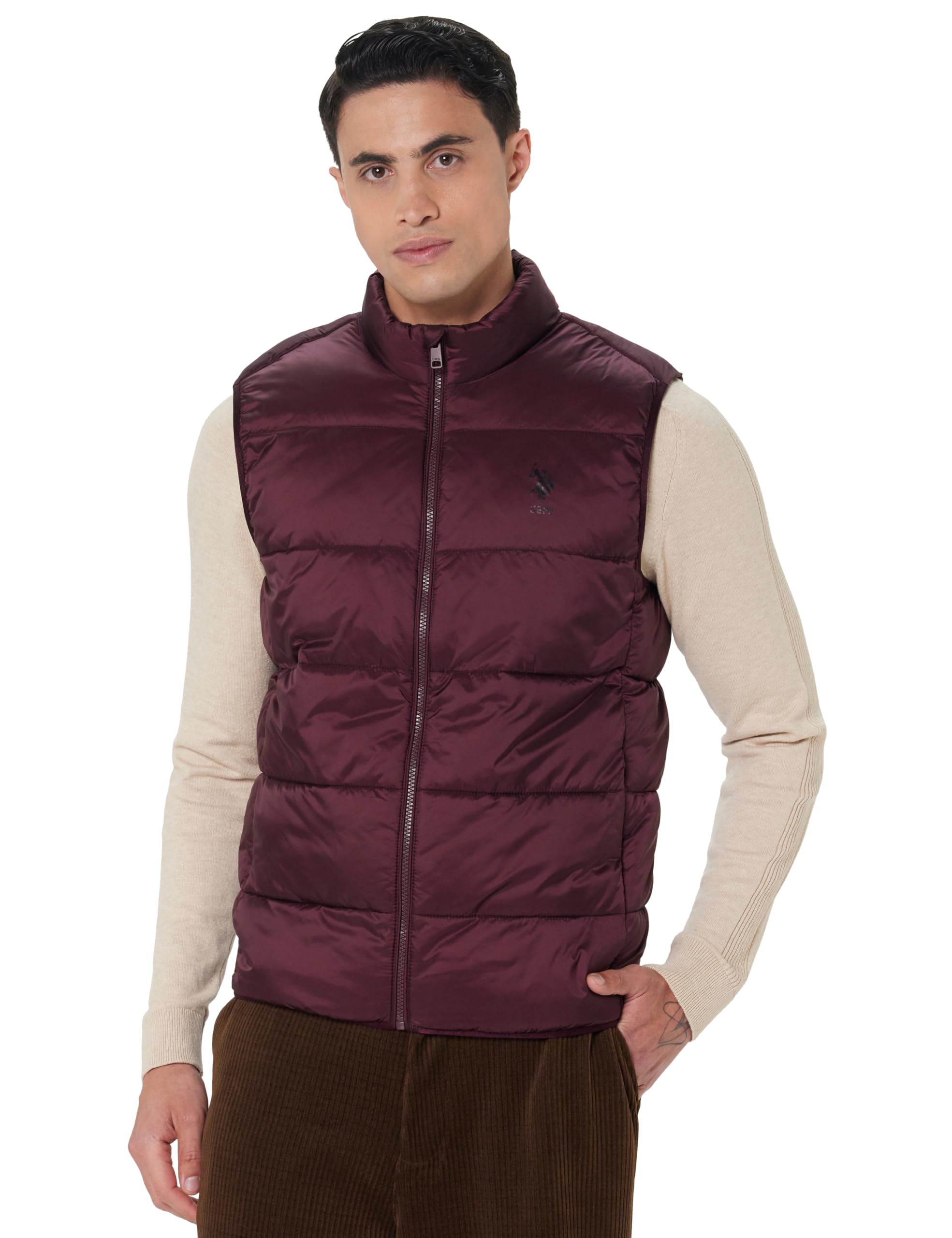 u.s. polo assn. U.S.Polo Association Men's Regular Fit Packable Puffer Jacket-picture-35