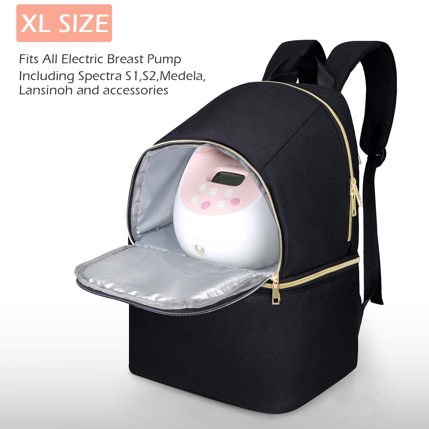 Breast Pump Bag Backpack with Cooler 