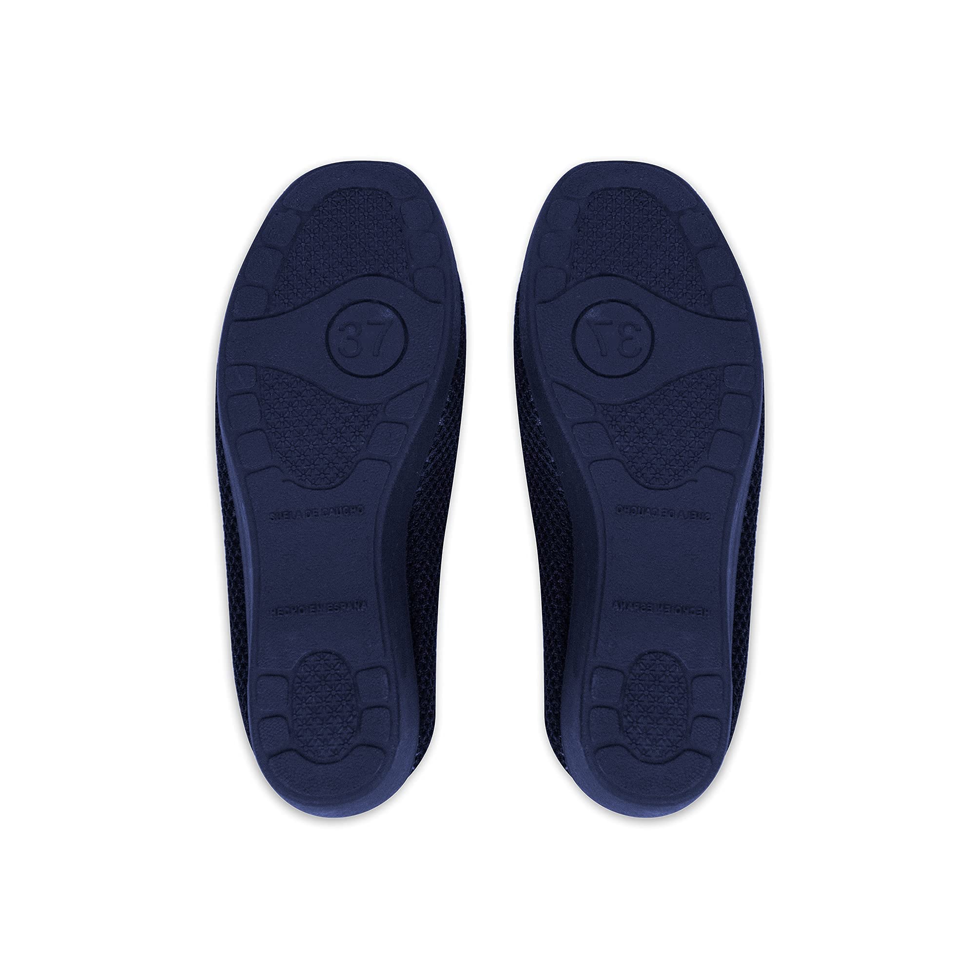 CoboFamily Zapatillas de Casa Mujer Verano, Zapatillas Cómodas Respirables, Zapatos Rejilla Cuña Punta Cerrada Multicolor, Suela Caucho Talla 35-41 Hecho EN ESPAÑA