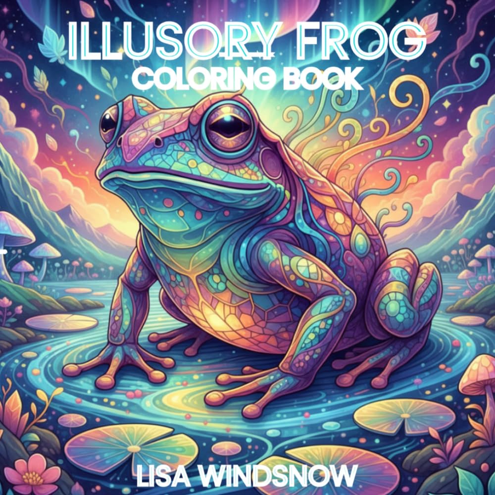 ILLUSORY FROG: COLORING BOOK (CHAMELEONS, LIZARDS AND FROGS)