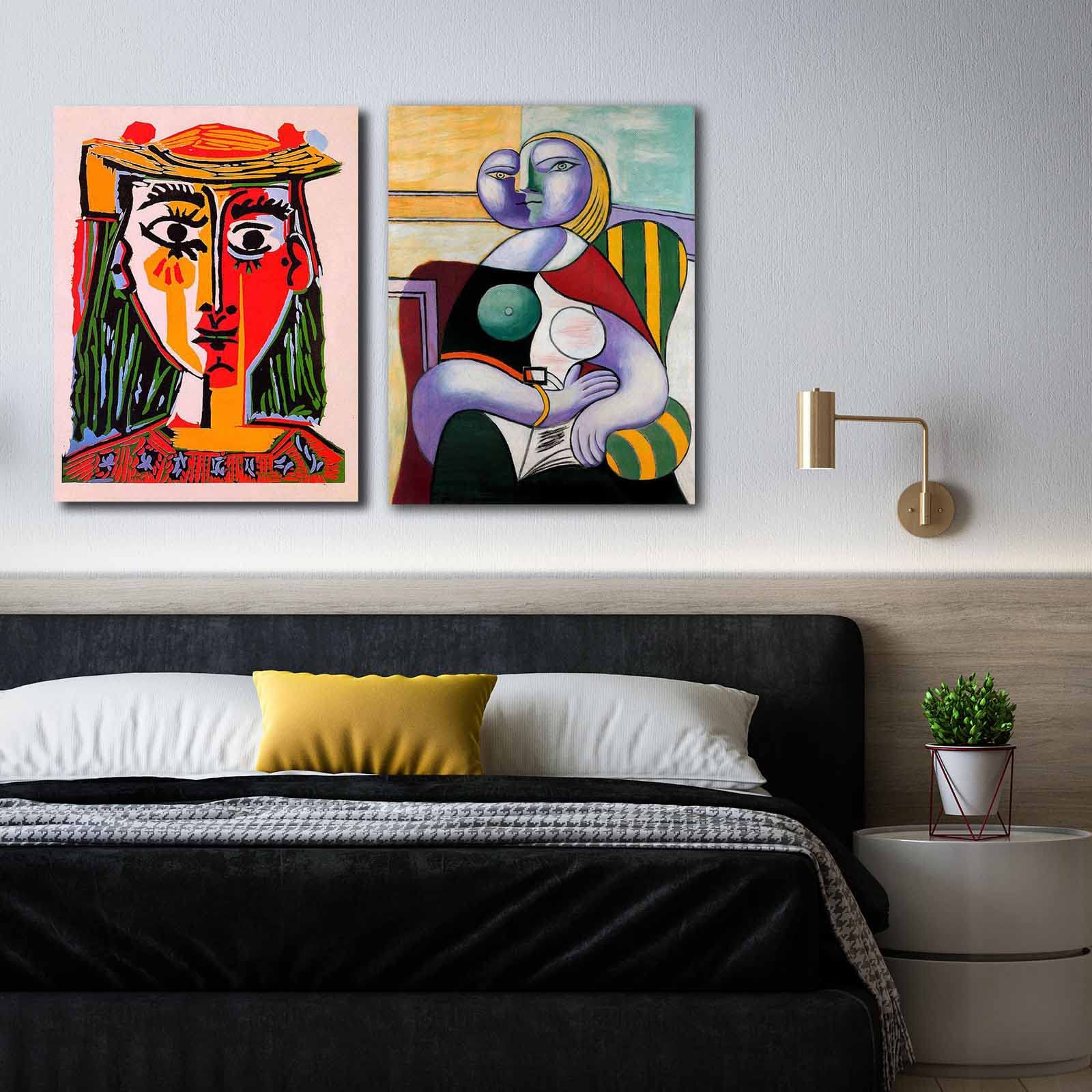 Amazon.com: Graffiti Street Art Pablo Picasso Style Canvas Oil