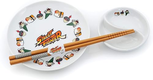 Set de sushi Street Fighter con palillos