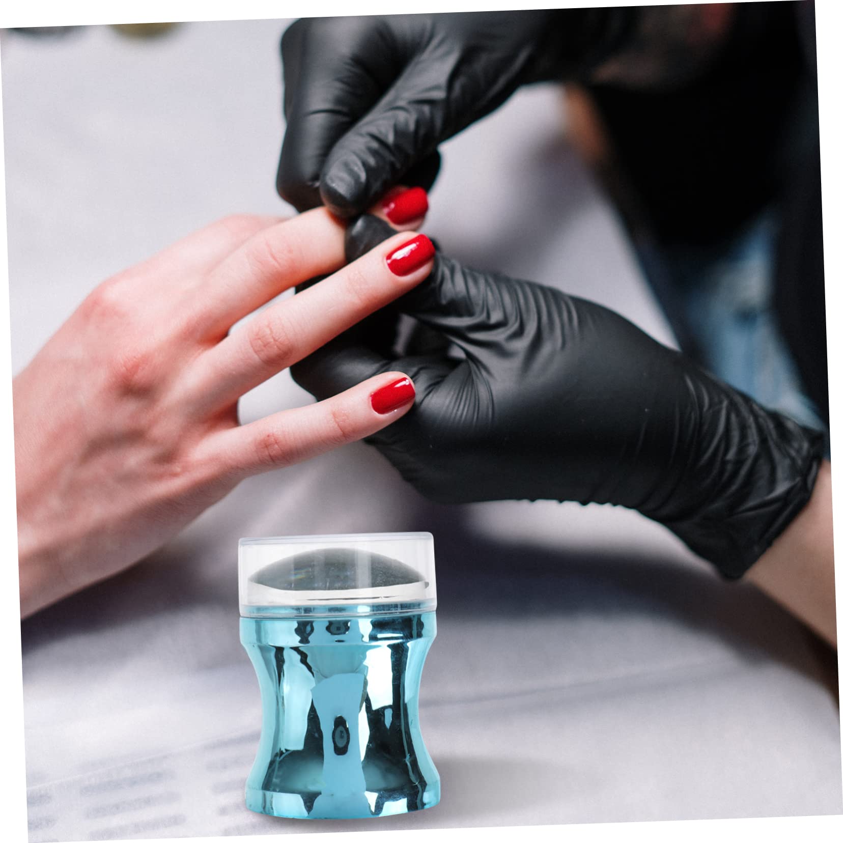 Housoutil 4sets Strumenti Per Nail Art Con Timbri Per Unghie e Raschietti Include Timbri e Raschietti Facile Da Usare Per Manicure Casa e Salone Colori Casual