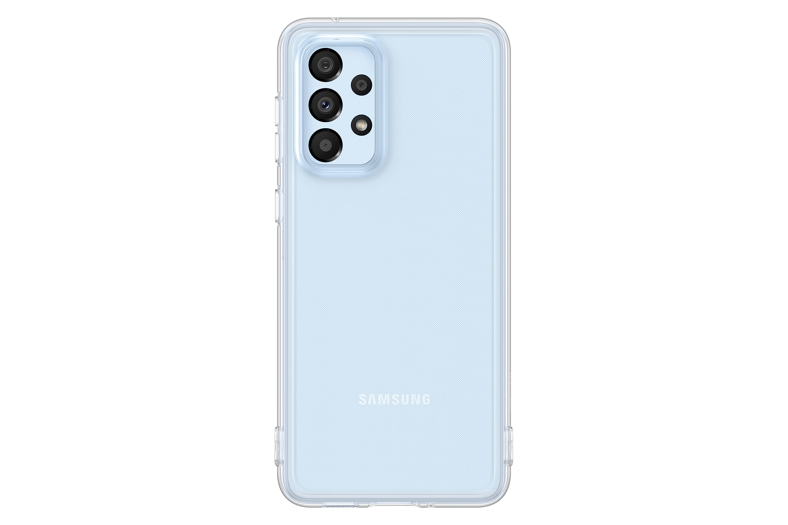 Samsung Soft Clear Cover custodia morbida per Galaxy A33 5G, Trasparente