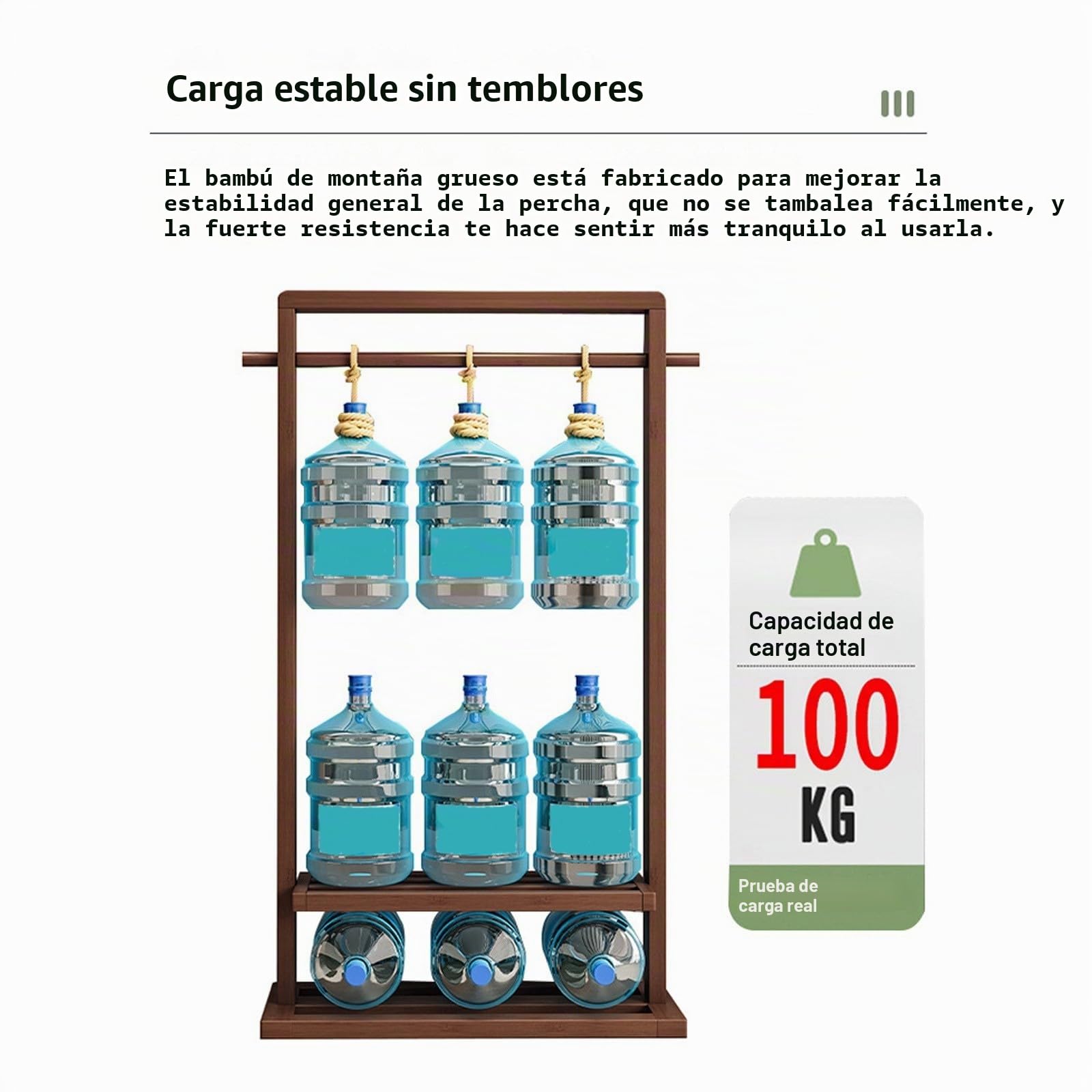 Perchero de madera maciza, perchero de bambú, perchero portátil con estante de almacenamiento y ruedas para colgar ropa, zapatos y ropa, adecuado para entrada, dormitorio, sala de estar Walnut,105