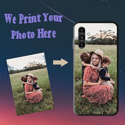 Miniatura 3 de Custom Customize Picture Text Case for Samsung Galaxy A13 5G Compatible with Samsung Galaxy A13 5G TPU Black Covers Cases Personalized Photo Phone