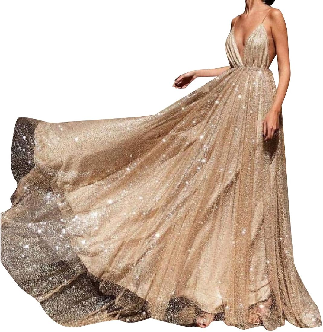 Buy We&V Womens Sparkle Long Maxi Open Chest Prom Gown Cami Dress Apricot L at Amazon.in Buy We&V Womens Sparkle Long Maxi Open Chest Prom Gown Cami Dress Apricot L at Amazon.in