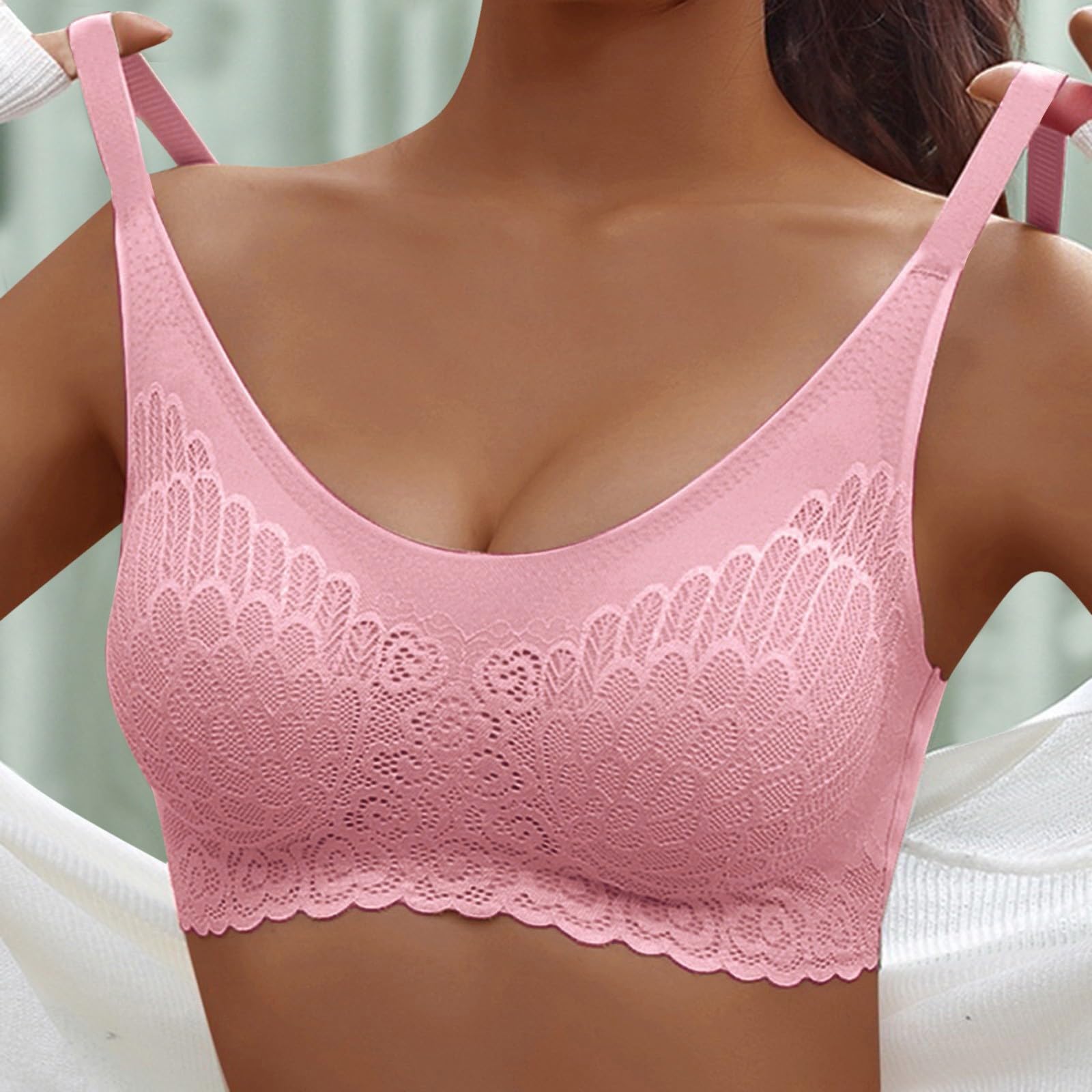3 brasieres deportivos para mujer, sostén deportivo para mujer, lindo brasier de entrenamiento, sin varillas, de apoyo, no se ve, realce de moda para entrenamiento de busto grande, soporte completo,