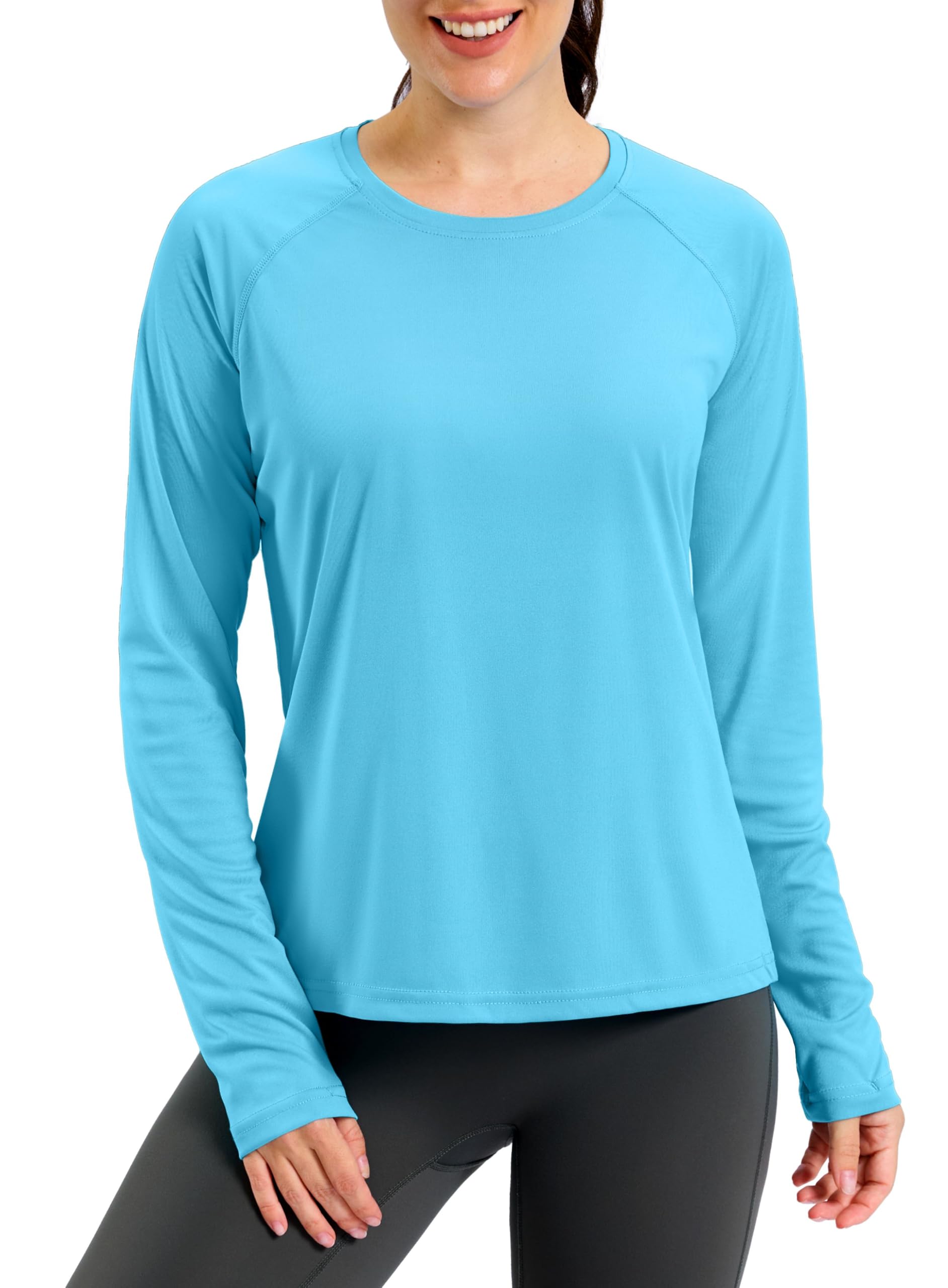 UPF 50+ Sun Shirt for Women Long Sleeve Quick Dry UV Protection Hiking Top