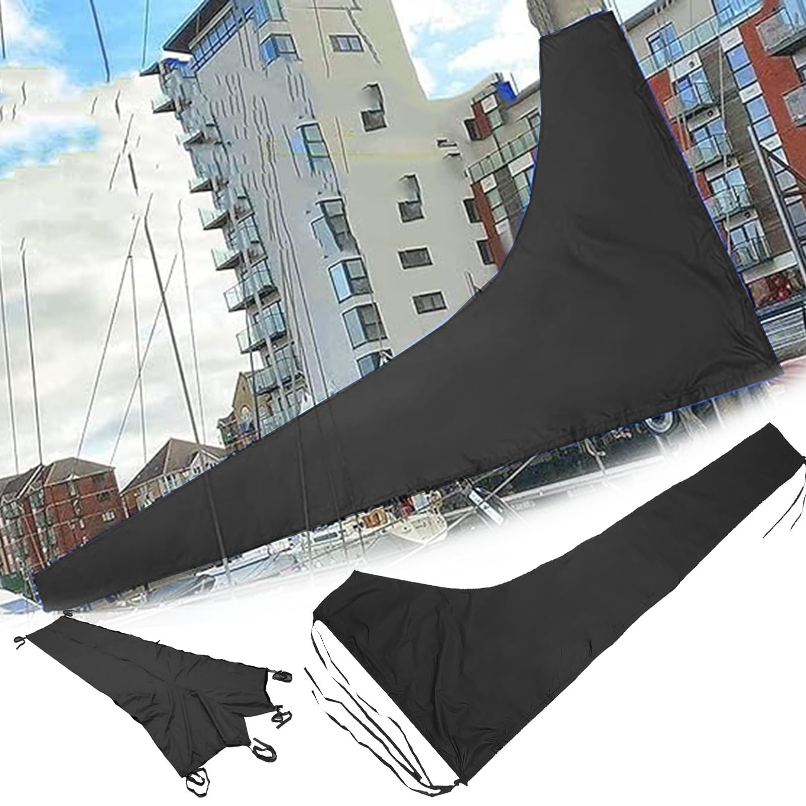 Housse bôme Grand-Voile coupe-vent pour protéger la voile des déchirures - 8
