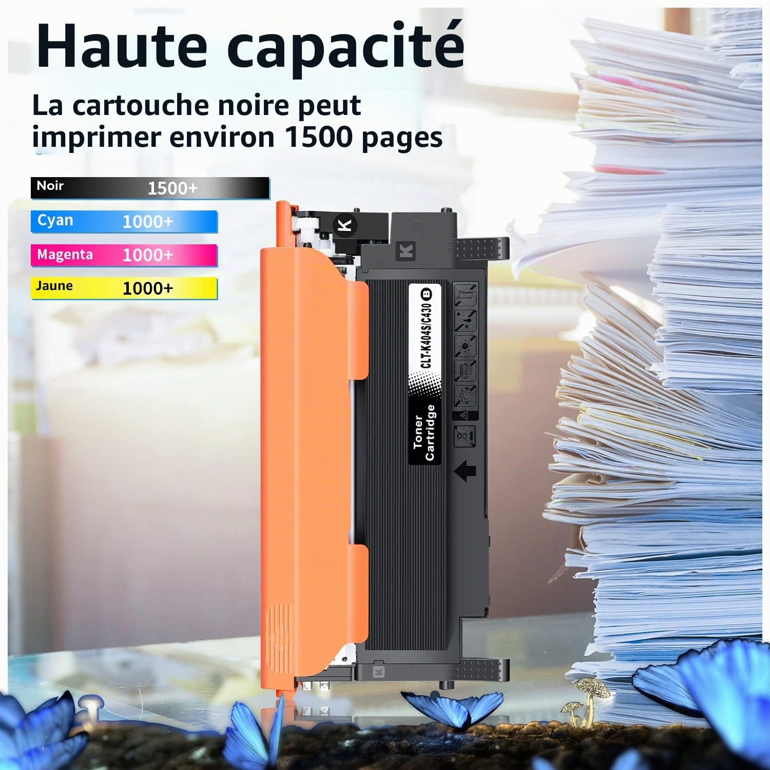 LOSMANN 5X Toner Compatible pour Samsung CLT-P404C 404S C480W