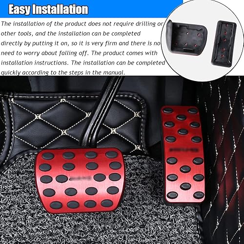 Miniatura 5 de Kakash Accesorios interiores personalizados para Mercedes-Benz A220 GLA GLB CLA250 2019-2022 cubiertas de pedal de acelerador de gas de aleación de