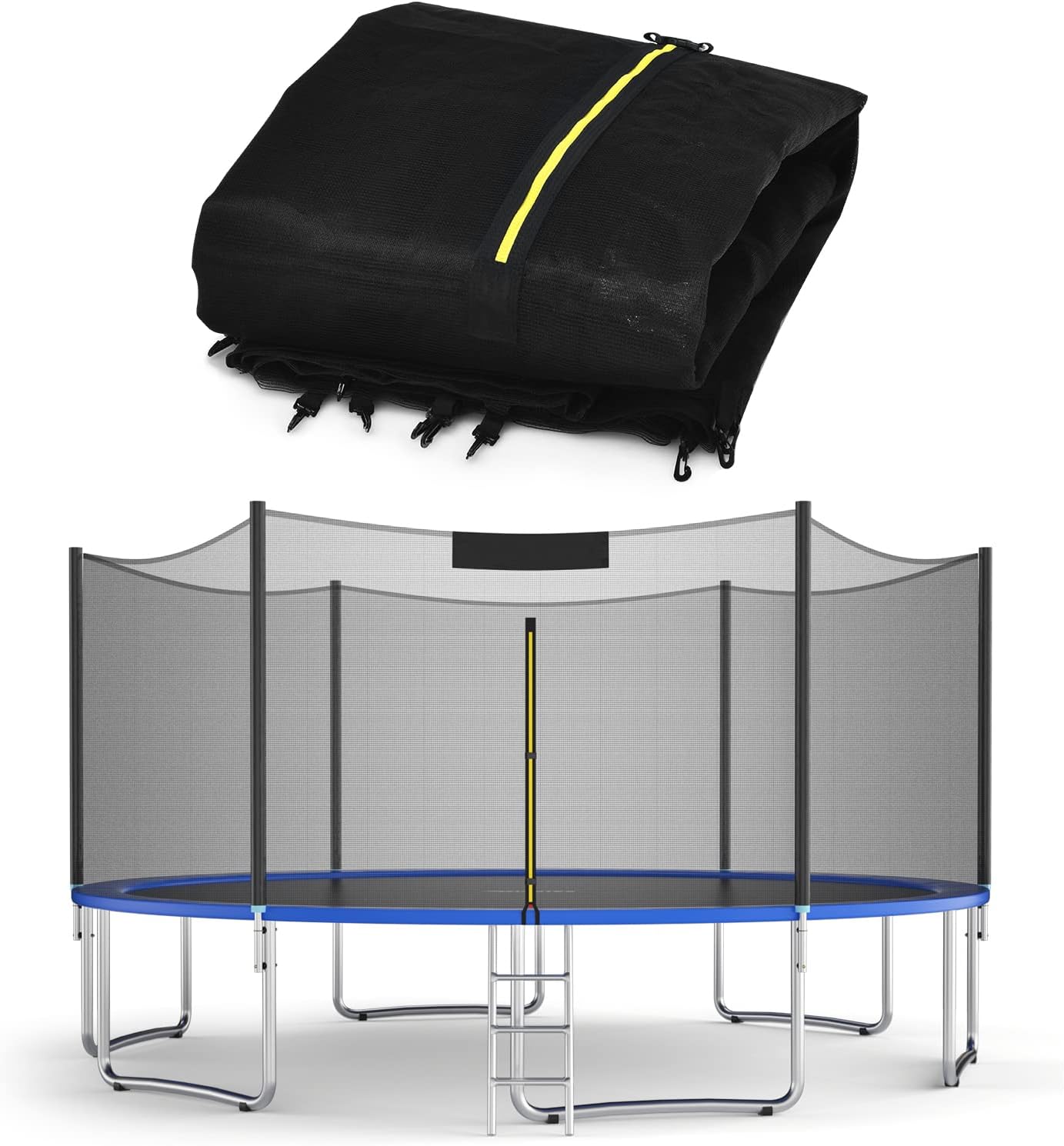 Goplus Trampoline Safety Net for 8FT 10FT 12FT 14FT 15FT 16FT Round