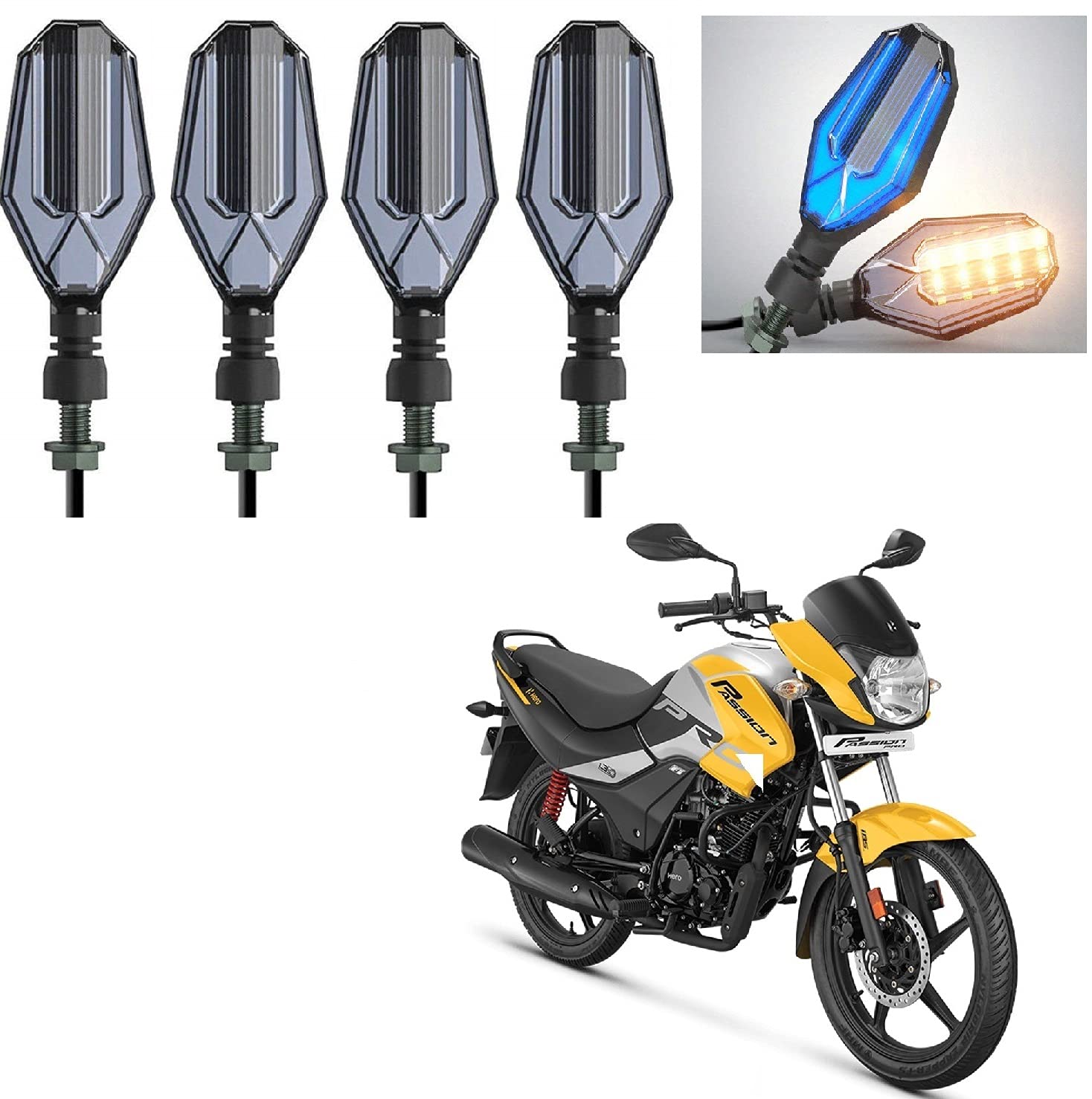 See full amazon price history chart for AUTOADDICT Auto Addict Bike indicator LED lights dual color (U shape,4 pcs,DRL) For Hero Passion Pro AUTOADDICT Auto Addict Bike indicator LED lights dual color (U shape,4 pcs,DRL) For Hero Passion Pro (B09C851N29) Amazon Price History, Amazon Price Tracker