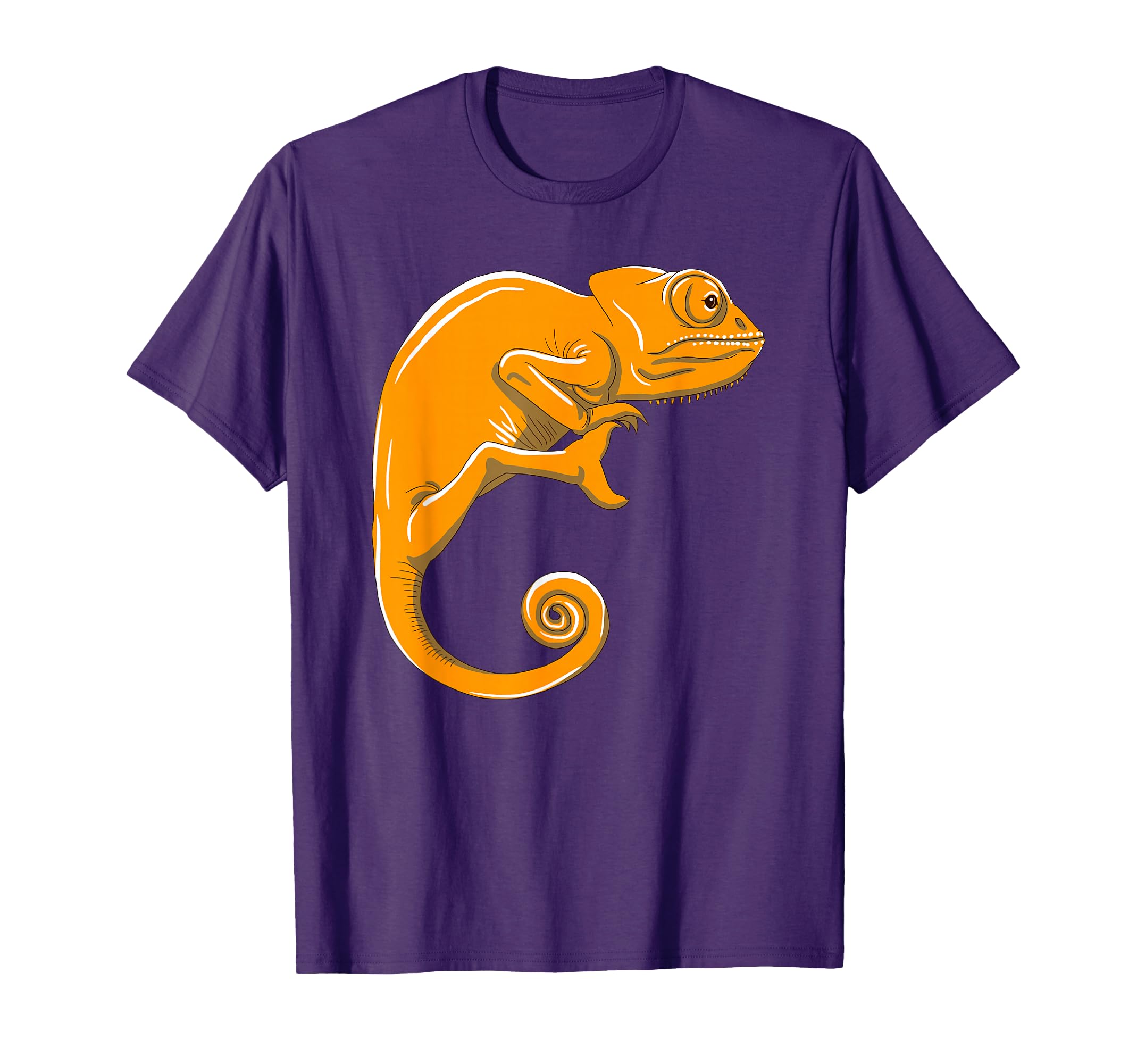 Orange Chameleon Cute Camouflage Lizard Animal Lover Gift T-Shirt