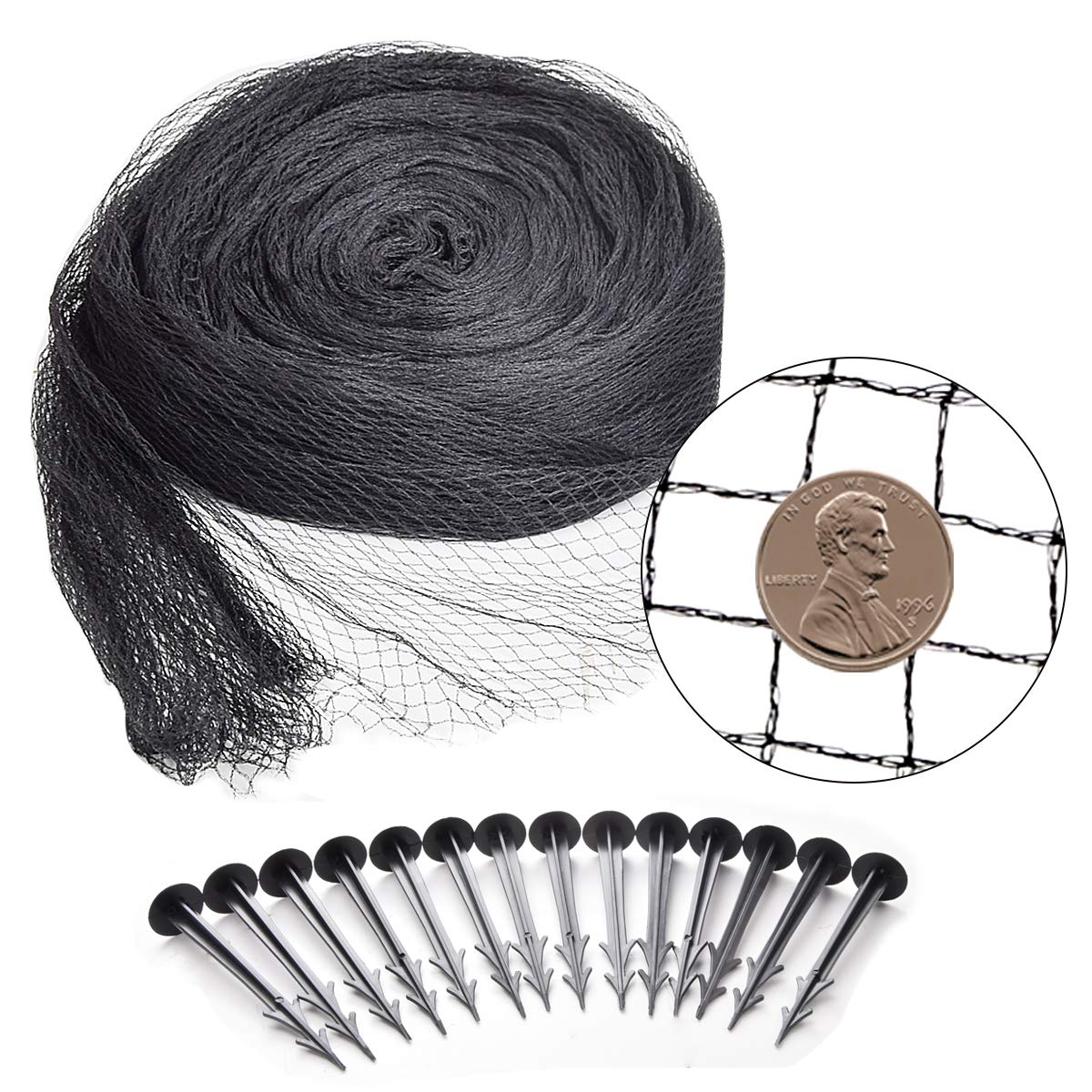 Pond Netting Kit 15 x 20 Feet, Equipped with UltraFine Mesh