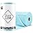 Fantasticlean Microfiber Cleaning Cloth Roll -75 Pack, Tear Away Microfiber Towels, 12 x 12, Reusable, Washable, Scratch Free, Ultra Absorbent Dishcloth for Home Supplies, Car, Pet, Kitchen (Blue)