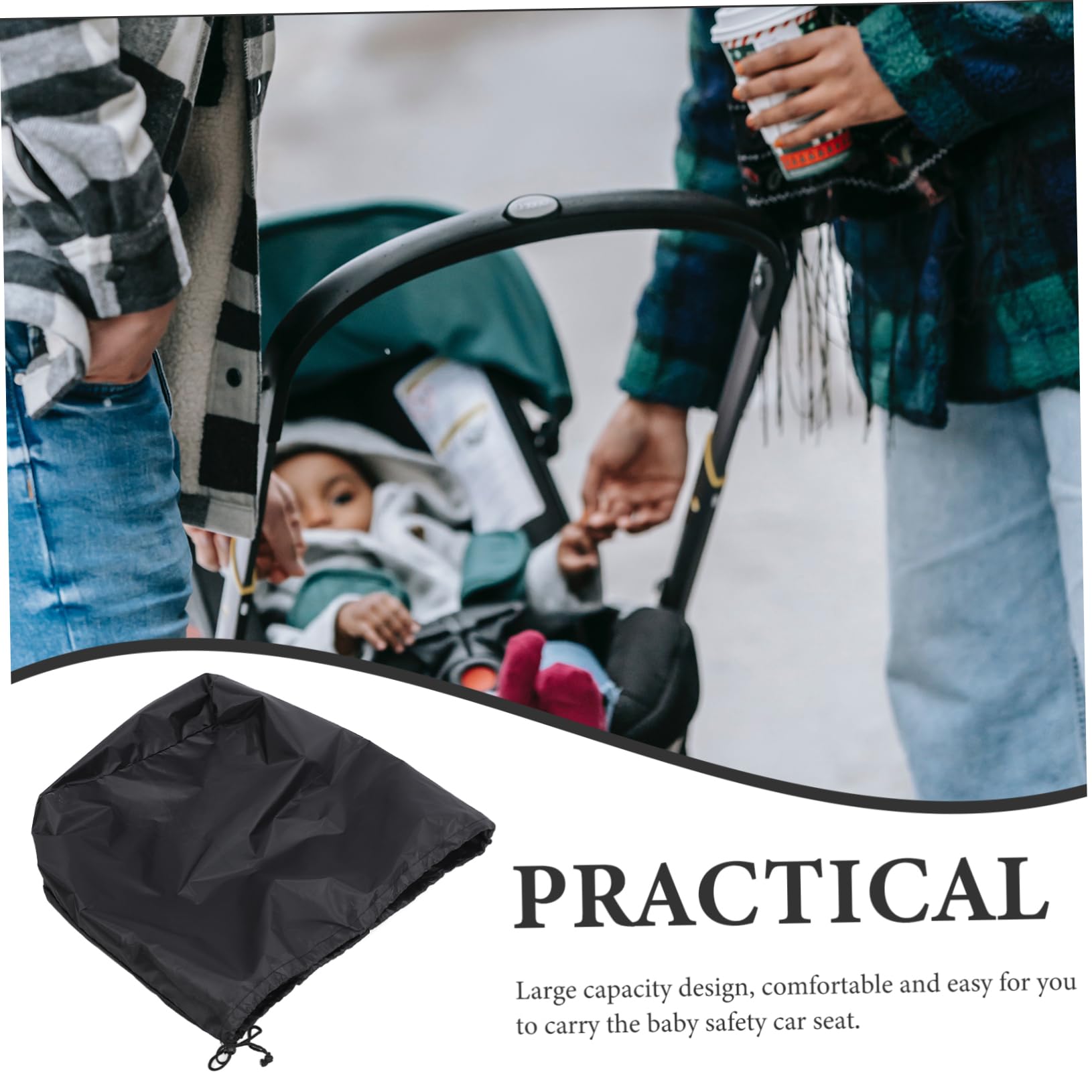 Sosoport 5 Pezzi Borsa Da Viaggio Per Passeggino Borsa Da Controllo Gate Per Aereo Borsa Resistente Coprisedile Per Auto Per