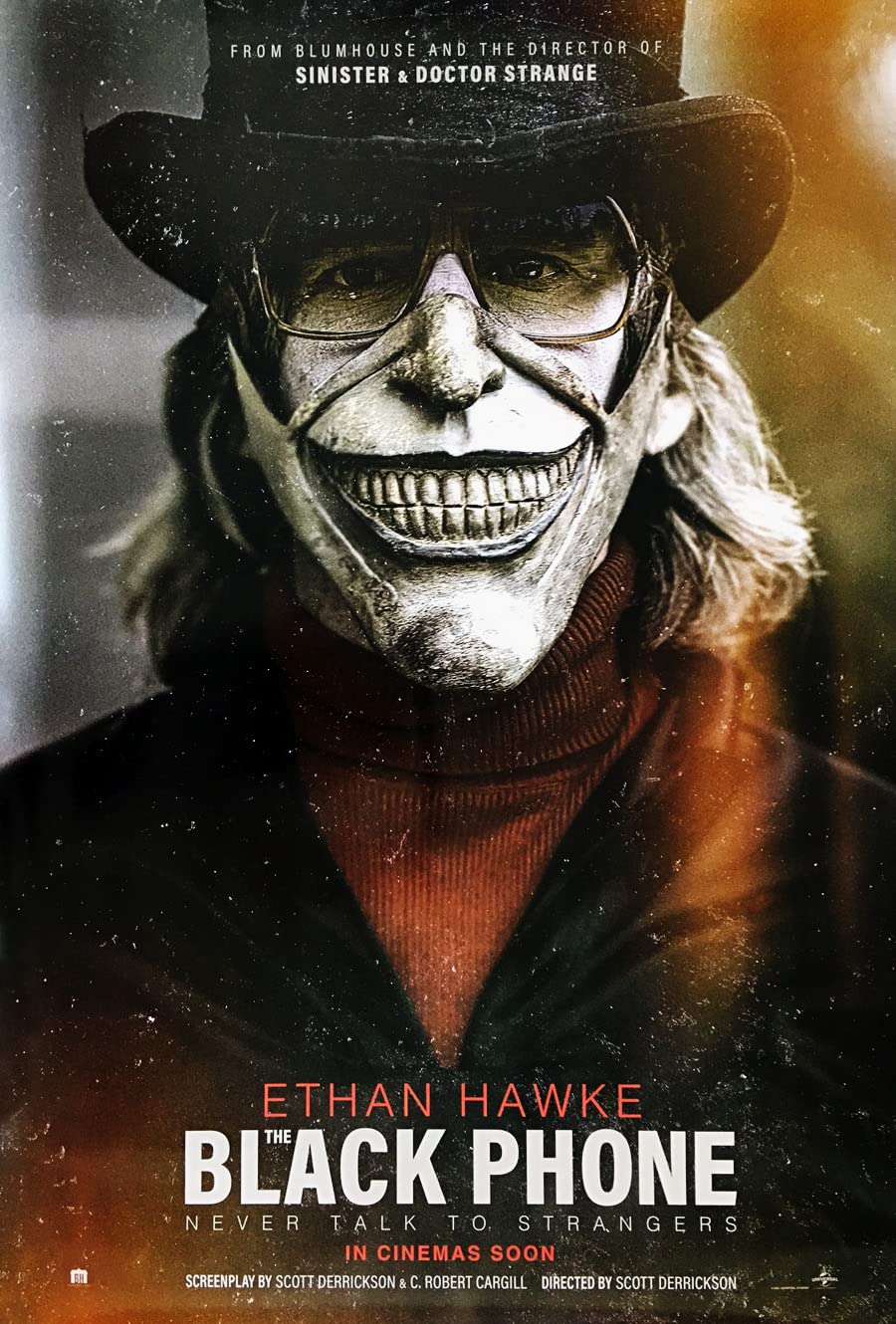 Amazon.co.jp: 映画ポスター THE BLACK PHONE 映画ポスター 両面