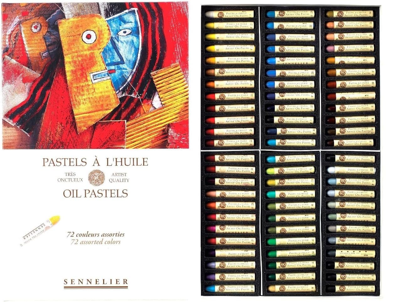 Sennelier Pastels à Huile 72 Couleurs - Made in France
