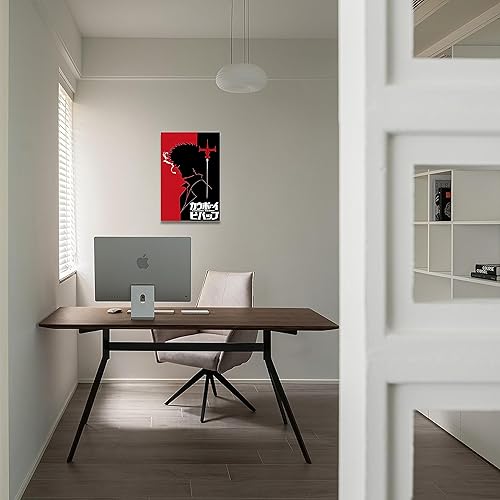 Miniatura 4 de Carteles de regalos de mercancía de anime de Cowboy Bebop, versión sin marco, póster HD para sala de estar, dormitorio, club, decoración de pared,