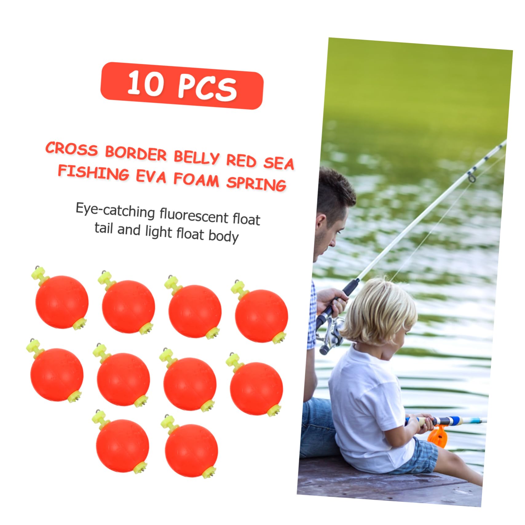 Toddmomy Angelposen Langlebige Und Auffällige Schwimmkörper Für Outdoor Fischen Hohe Sensitivität Sichtbarkeit Und Verbesserte Fangquote