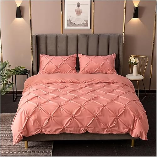 Miniatura 7 de Bed, Pinch Pleat Duvet Cover 220x240 Solid Color Single and Double Bedding Sets Duvet Cover Duvet Cover Combo