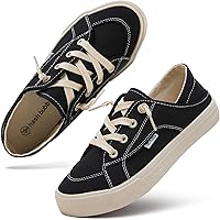 hashbubbie Women's Slip On Canvas Sneakers - Non-Slip Loafers, 2-in-1 Fashion Low Top Shoes for Comfortable Daily Wear