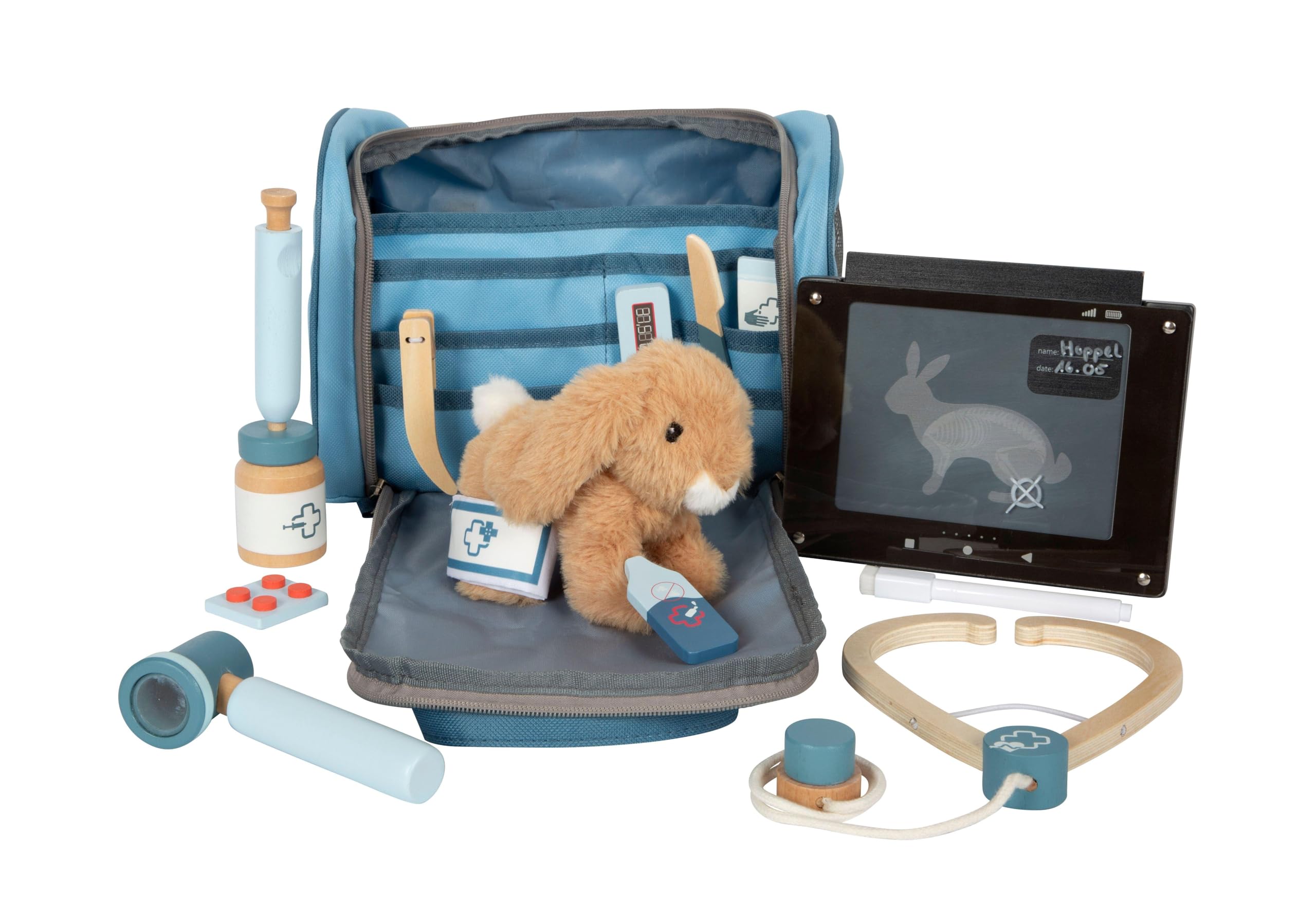 Small Foot Trousse de vétérinaire avec Lapin, avec Accessoires, Enfants à partir de 3 Ans, 12737