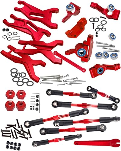 RCMYou Pieza de actualizaciones para 110 Slash 2WDSlash 2WD VXL, brazo de suspensión delantero trasero de aleación, bloque de ruedas, bloques de disponible en Yaxa Peru