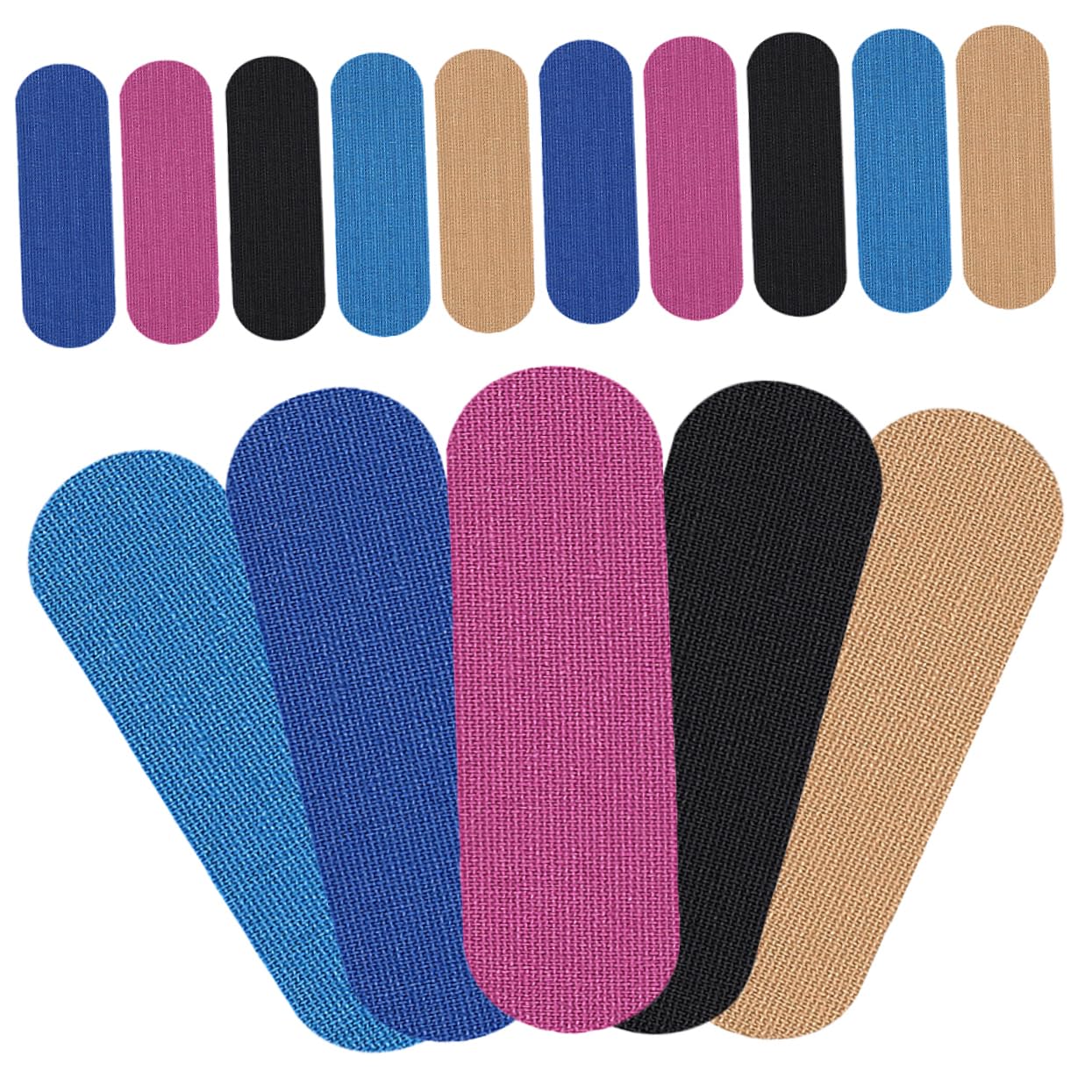 Didiseaon 50pcs Bowling Thumb Tapes Elastic Thumb Bowling Finger Tapes Multi-color Sweat-resistant Finger Protectors Sports Accessory for Players