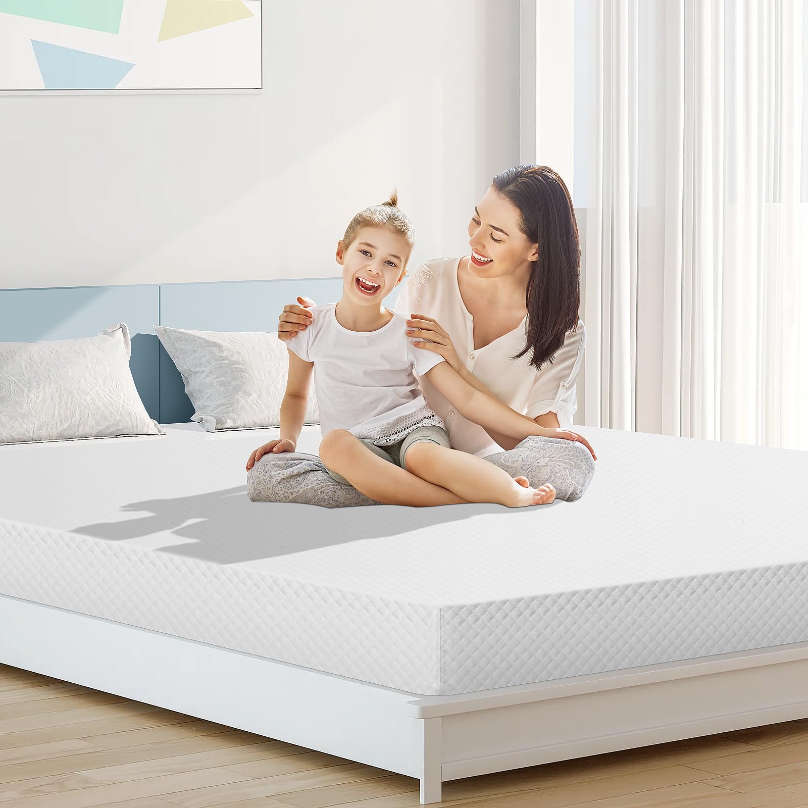 6-Inch High-Density Cooling Gel Memory Foam Mattress - Medium Firm, Full Size, For RV, Camper, Sofa Bed