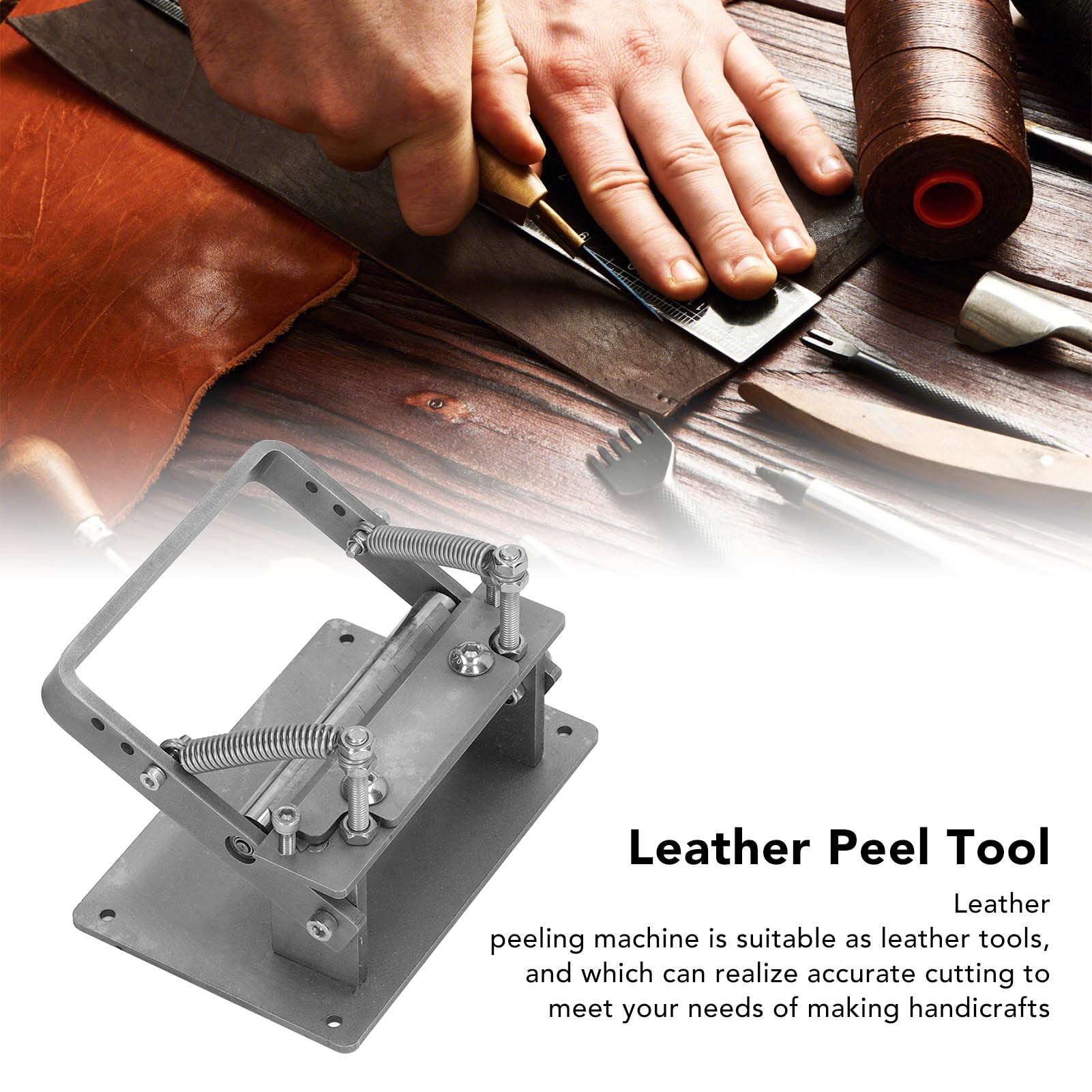 Amazon.co.jp: MUNEFE 手動革皮むき機、革分割機、レザーチッパー