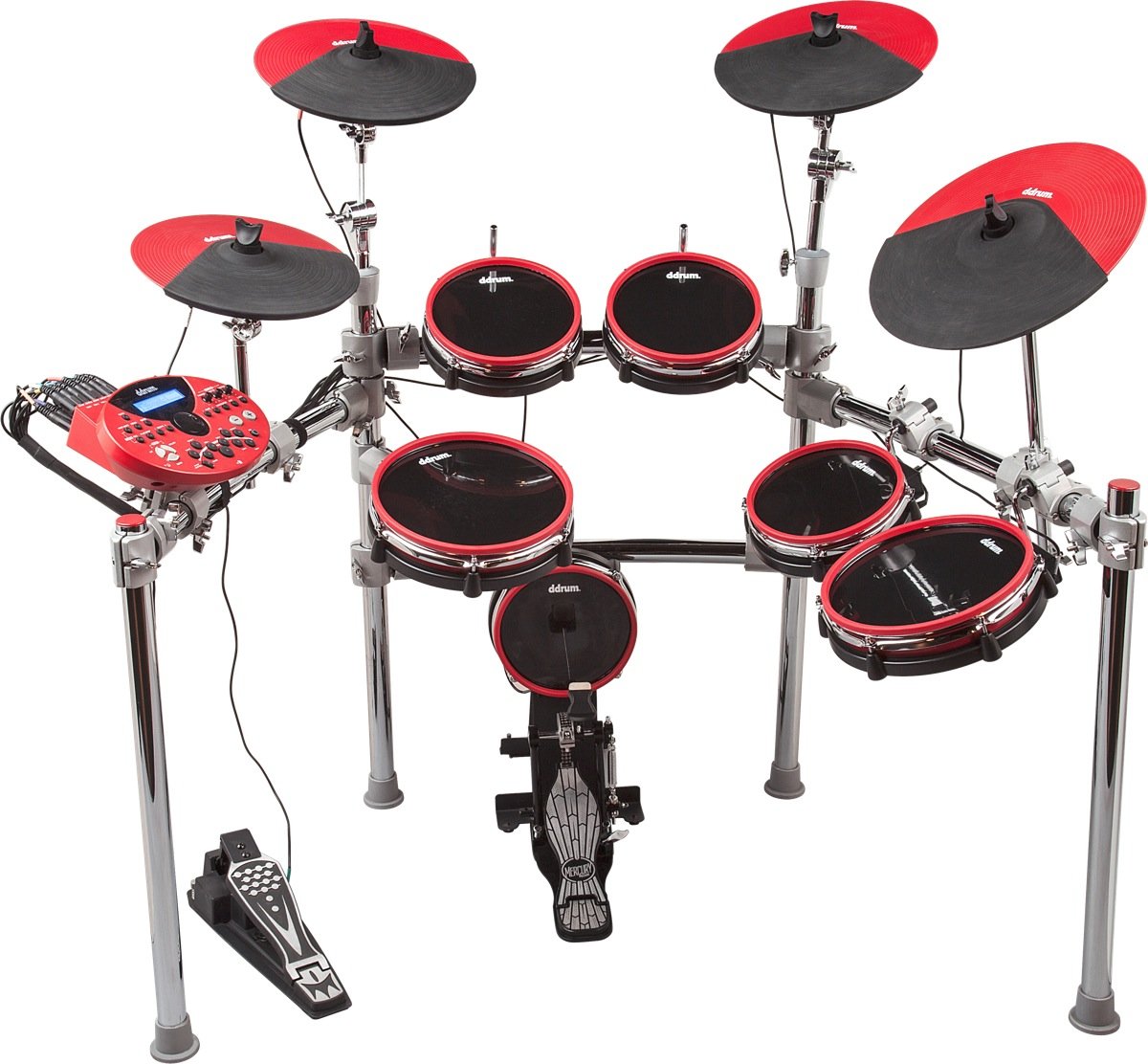 Ddrum DD5X Batterie électronique Pro Rouge/Noir