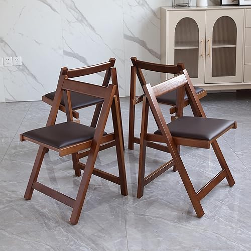 Miniatura 9 de Sillas de comedor plegables con asiento acolchado, sillas ligeras para fiestas, paquete de 2 sillas plegables para cenas, fiestas, bodas, eventos de