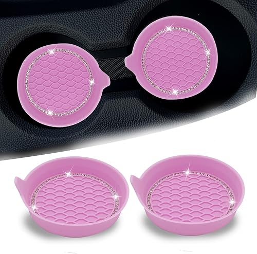 Miniatura 1 de Pincuttee B-ling - Portavasos para automóvil, inserto universal para portavasos de automóvil, posavasos antideslizante para gatos, accesorios para