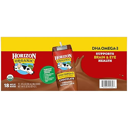 Miniatura 36 de Horizon Organic Cajas de leche bajas en grasa, fresa, 8 onzas, paquete de 6