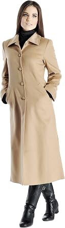 Cashmere Boutique 100% Cashmere Women's Full Length Topcoat