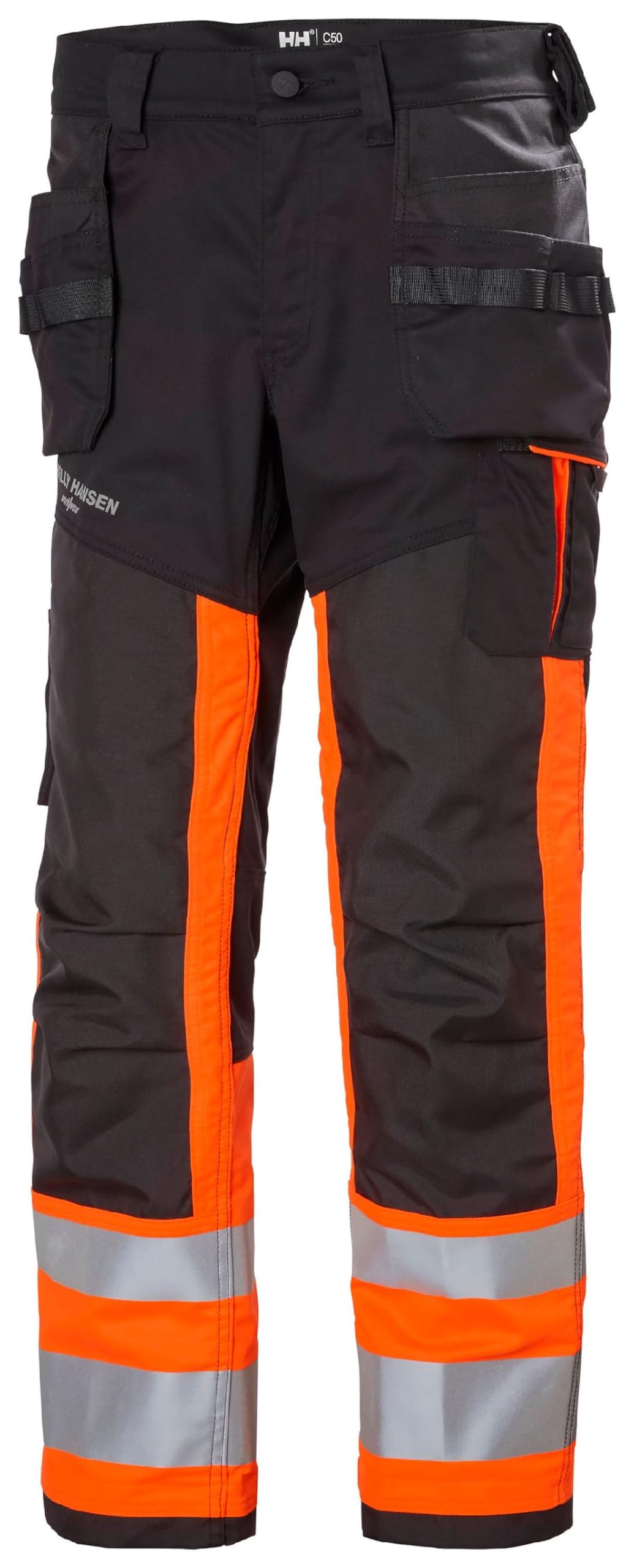 Helly Hansen Workwear Alna 2.0 Construction Pant Class 1 (Orange/black)  (C50) from B&Q