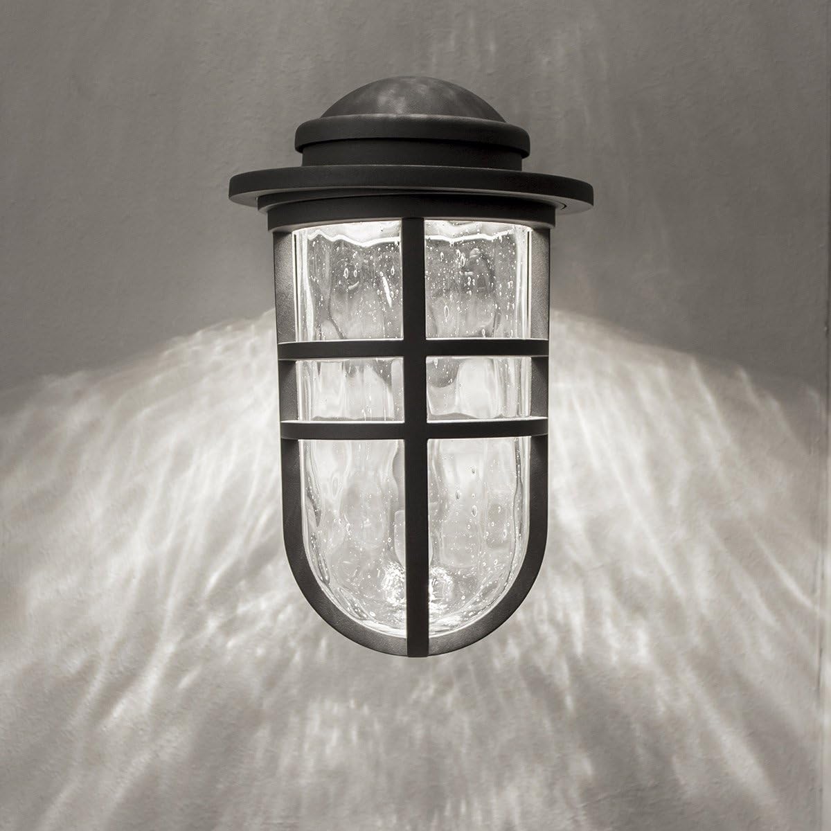 WAC Lighting dweLED, Steampunk 13in LED Indoor and Outdoor Wall Light 3000K in Bronze