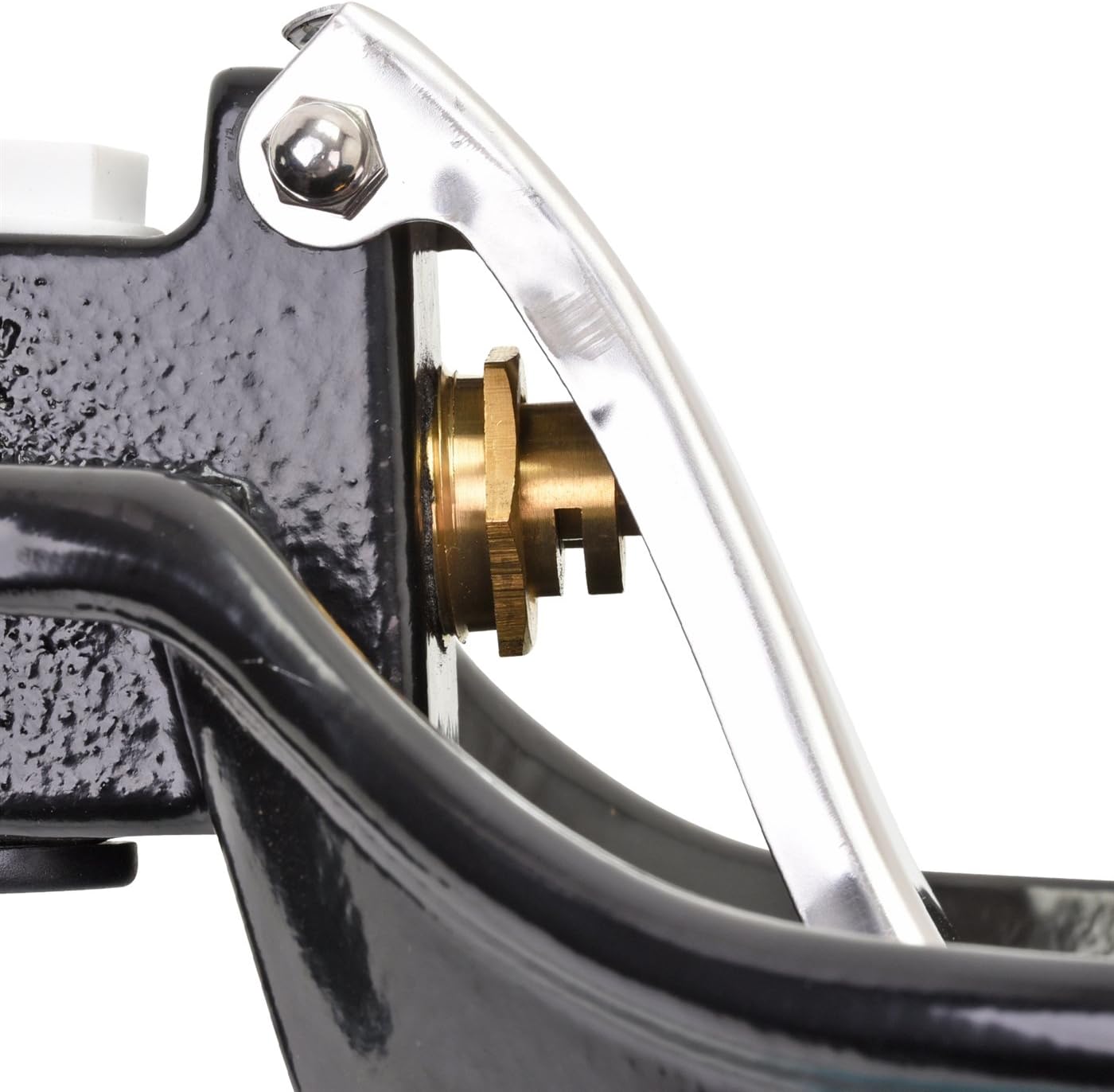 Kerbl Stainless Steel Bowl with Handle and Button for Horse - 1.45L