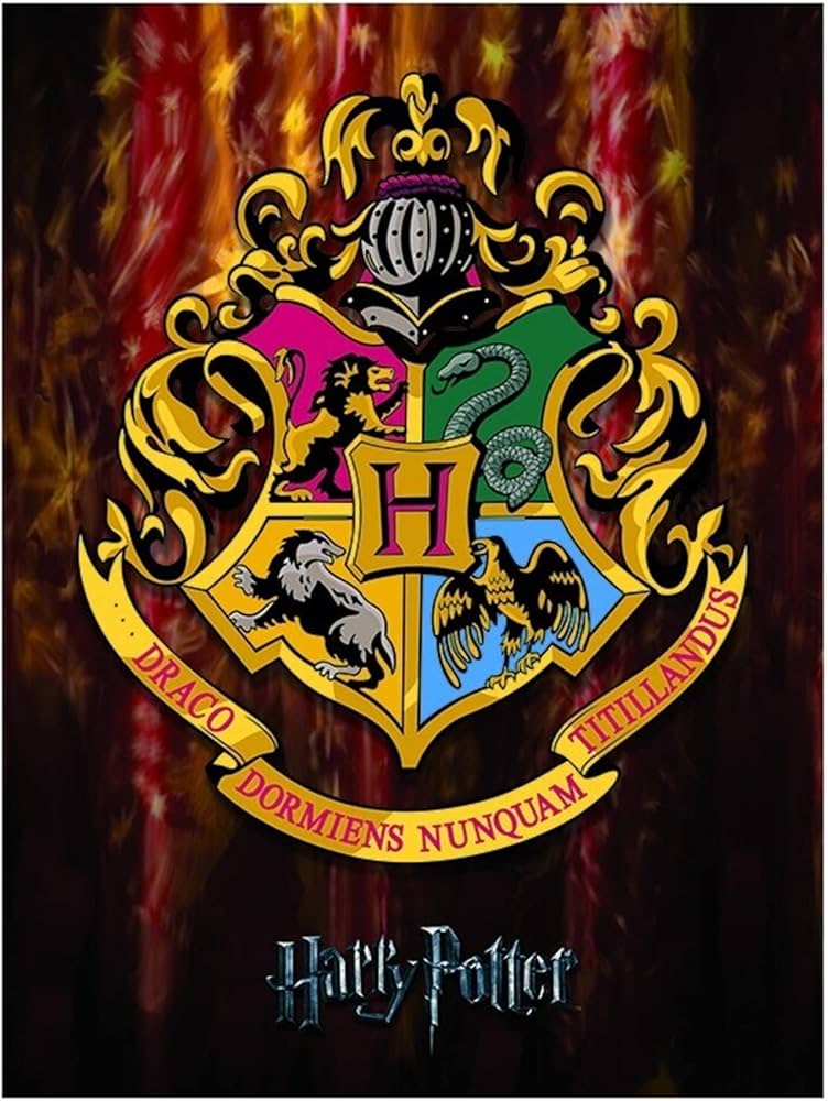 Amazon.co.jp: Art Group ハリーポッター ホグワーツ 紋章 キャンバス