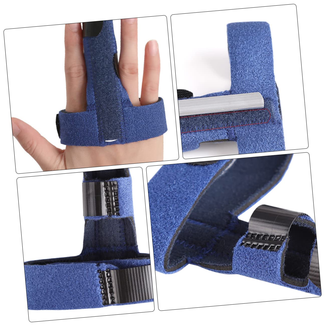 HAPINARY 1pc Support Strap Splints for Immobilizer Splints for For Fingers Injured Brace Tape Support Brace Splint Thumb Brace Blue Sbr