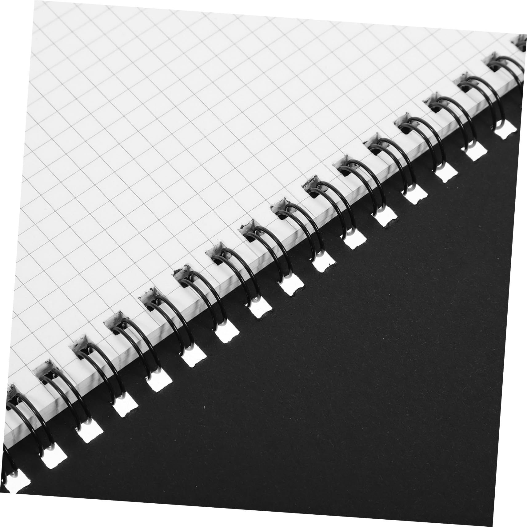 4 Stück Teiliges Spiralnotizbuch Kariert mit Robustes Kraftpapier Cover Langlebiges Business Notizbuch für Büro Schule und Notizen für Langzeitnotizen und Praktische Nutzung