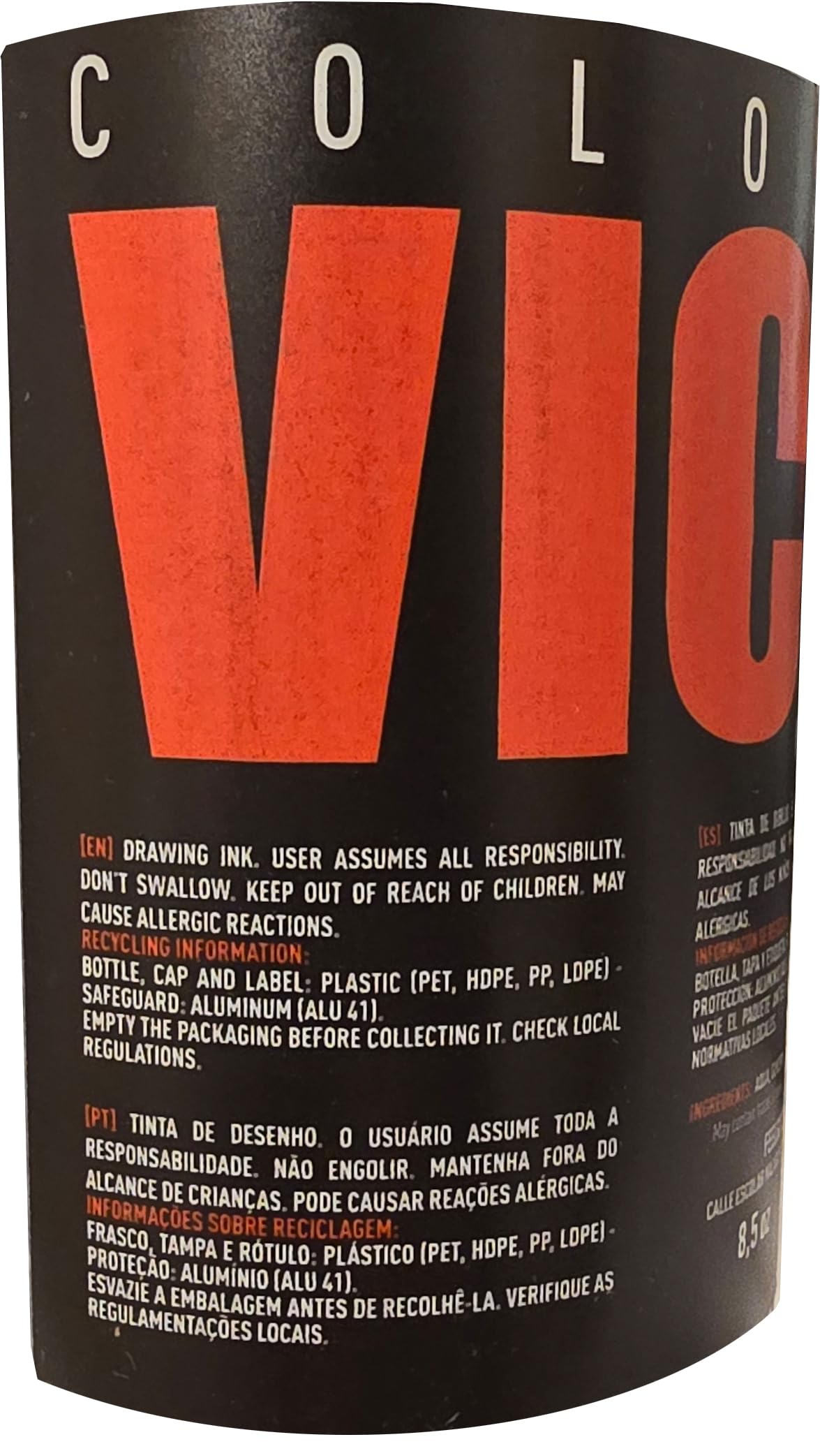 Vicious Black – Inchiostro per tatuaggi, la scelta per i tatuatori per oscuramento, lavoro nero pesante e disegni neri solidi, 250 ml