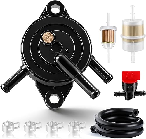 Bomba de combustible para Kohler 17HP-25 HP, motoniveladora de motor pequeño, bomba de combustible eléctrica con filtro de combustible para Honda,